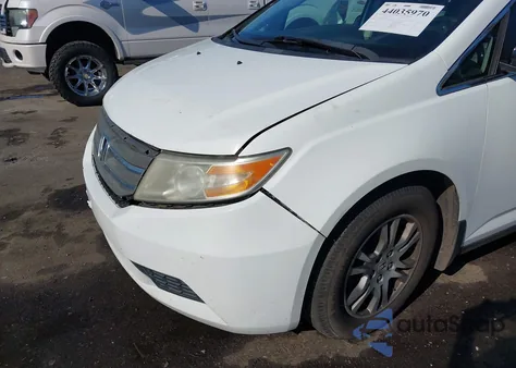 2013 Honda Odyssey Ex-L из США, поврежденный, VIN 5FNRL5H62DB078114